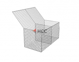 Габион 3х1,5х1м, ячейка 6х8см, толщина проволоки 2,7 мм, коробчатый (плоская георешетка)